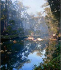 Reflections Misty Morning