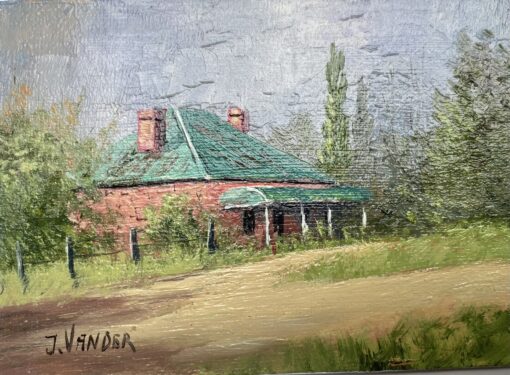 morpeth art gallery, hunter valley, newcastle, nsw, investment, fine, original, artwork, collector, artist, artists, investment, oil, palette knife, pallete knives, knife, gulgong, mudgee, bathrust, sofala, hill end, berrima, southern highlands, braidwood, vineyards, houses, to scale, australian art gifts, placemats, coasters, cinnamon, hale imports, the green roof, john vander