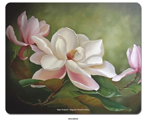 Pippa Chapman - Magnolia Microfibre Mouse Pad