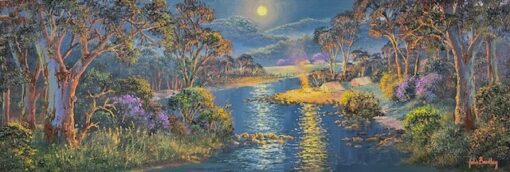 Moonrise on the Manning