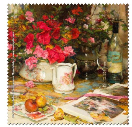 John McCartin - Azaleas and Pomegranates Microfibre Cloth