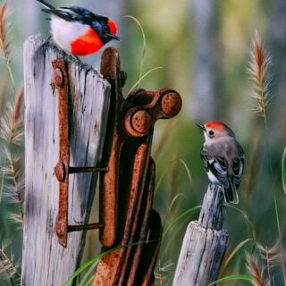 Rustic Charmer (Red Capped Robins)