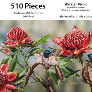 Jigsaw - Waratah Picnic (Wren and Waratah)