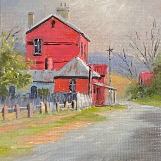 morpeth art gallery, hunter valley, newcastle, nsw, investment, fine, original, artwork, collector, artist, artists, investment, oil, palette knife, pallete knives, knife, gulgong, mudgee, bathurst, sofala, hill end, berrima, southern highlands, braidwood, vineyards, houses, to scale, australian art gifts, placemats, coasters, cinnamon, hale imports