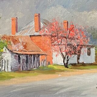 morpeth art gallery, hunter valley, newcastle, nsw, investment, fine, original, artwork, collector, artist, artists, investment, oil, palette knife, pallete knives, knife, gulgong, mudgee, bathurst, sofala, hill end, berrima, southern highlands, braidwood, vineyards, houses, to scale, australian art gifts, placemats, coasters, cinnamon, hale imports