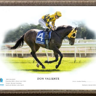 Don Valiente Signed Giclee Reproduction Framed