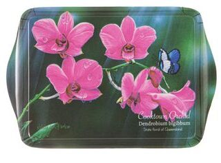 Botanical Emblems Cooktown Orchid Scatter Tray