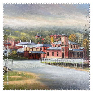 John Vander - Over the Bridge Carcoar - Microfibre Cloth