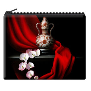Pippa Chapman - Red Dynasty Velour Coin Purse