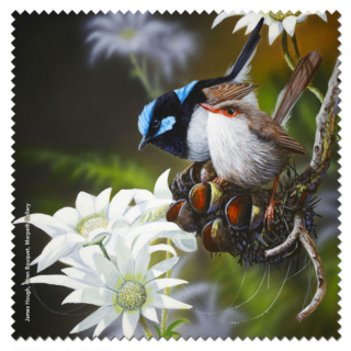 James Hough - Wren Bouquet Microfibre Cloth