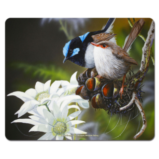 James Hough - Wren Bouquet Microfibre Mouse Pad