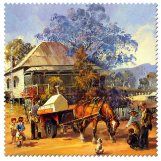 d'Arcy W. Doyle - Waiting for Hot Pies Microfibre Cloth