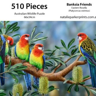 Jigsaw - Banksia Friends (Eastern Rosellas)