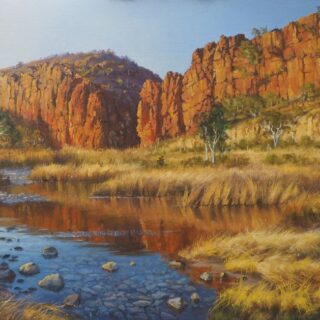 Red Cliffs of Glen Helen Gorge